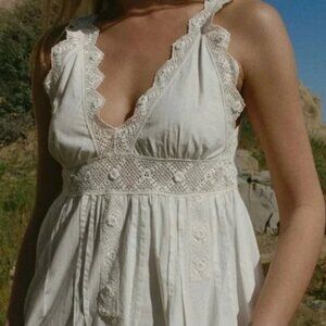 NWT: Doen Slate Nightgown in Powder, Size Large